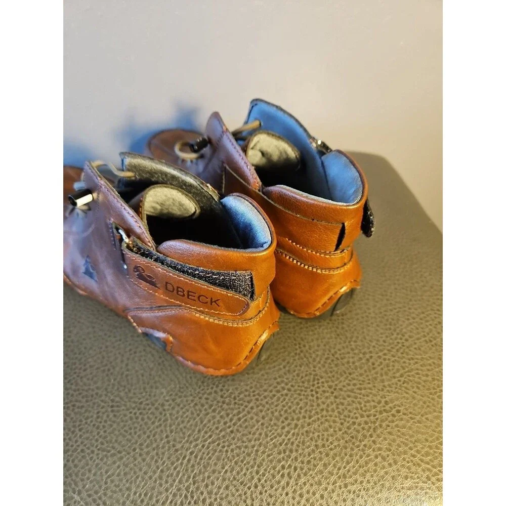 DBeck Explorer Waterproof Shoes Mens 8.5‎ Leather Camping Hiking Driving